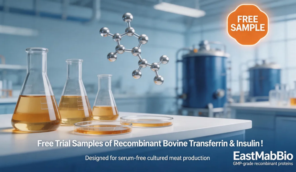 Free Trial Samples of Recombinant Bovine Transferrin & Insulin！