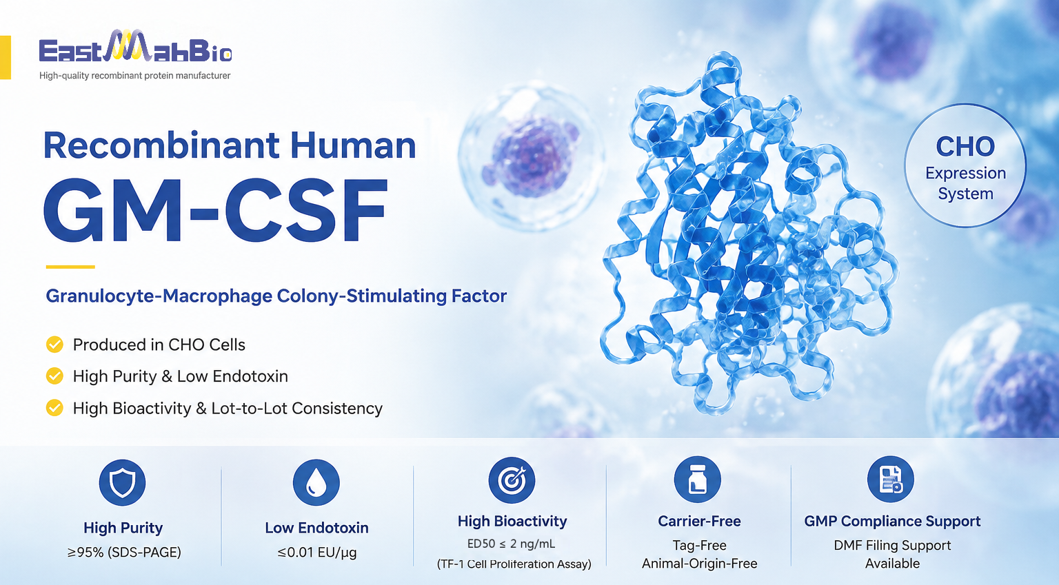 Recombinant Human GM-CSF: Applications and Quality for Research